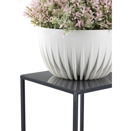 Bloemen standaard 100x24 cm antraciet