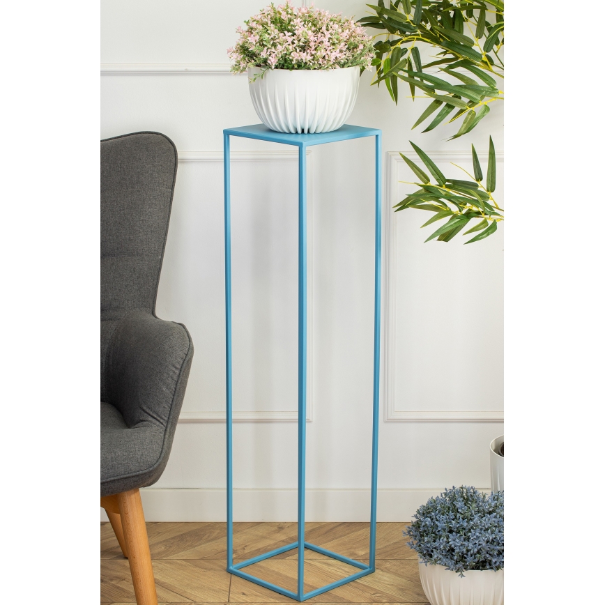 Bloemen standaard 100x24 cm blauw