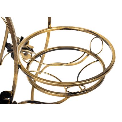 Bloemen standaard 100x70 cm goud