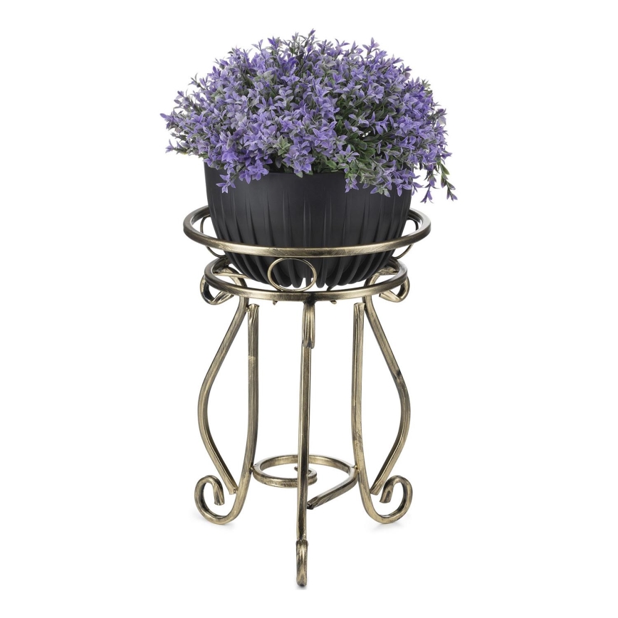 Bloemen standaard 37x29 cm goud