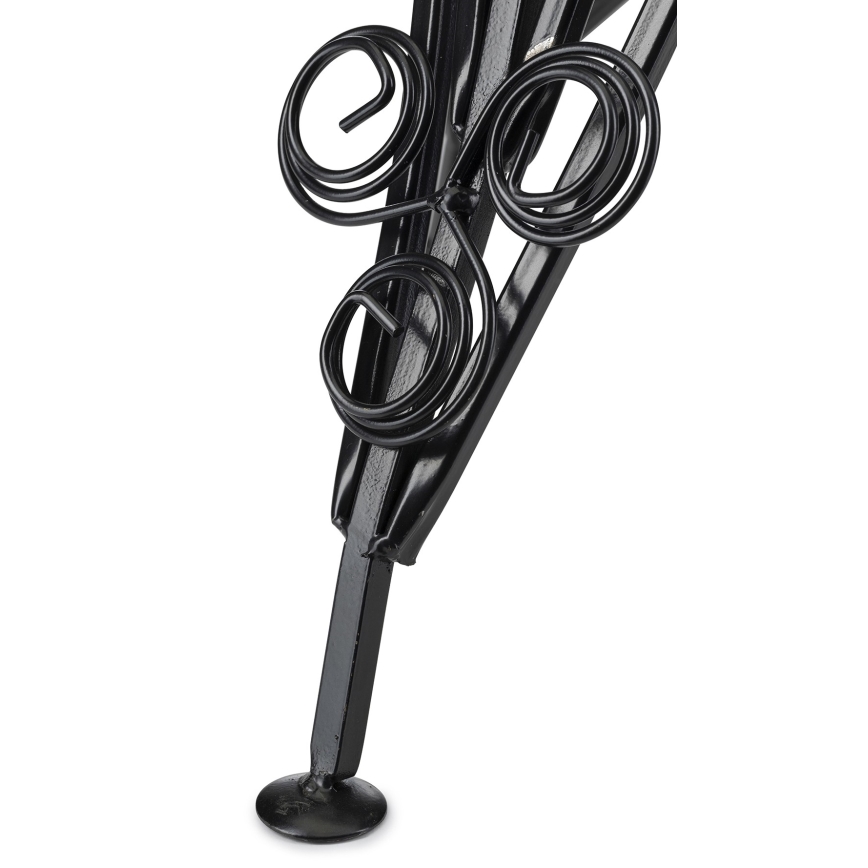 Bloemen standaard 47x43 cm zwart