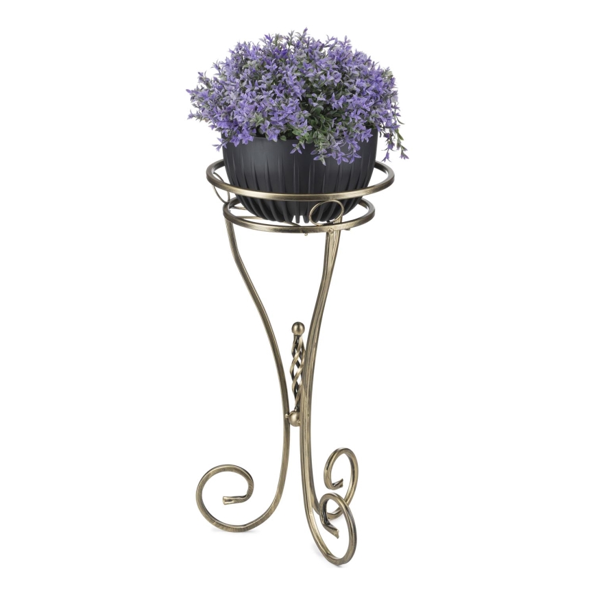Bloemen standaard 60x28 cm goud