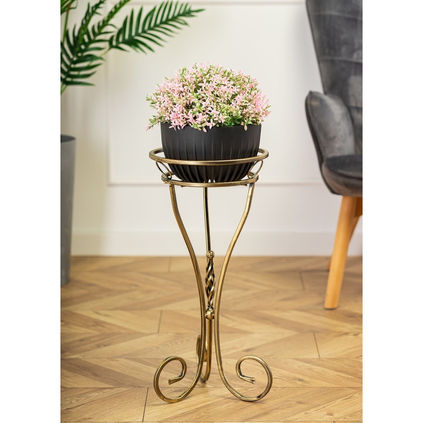 Bloemen standaard 60x28 cm goud