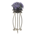 Bloemen standaard 62x28 cm goud