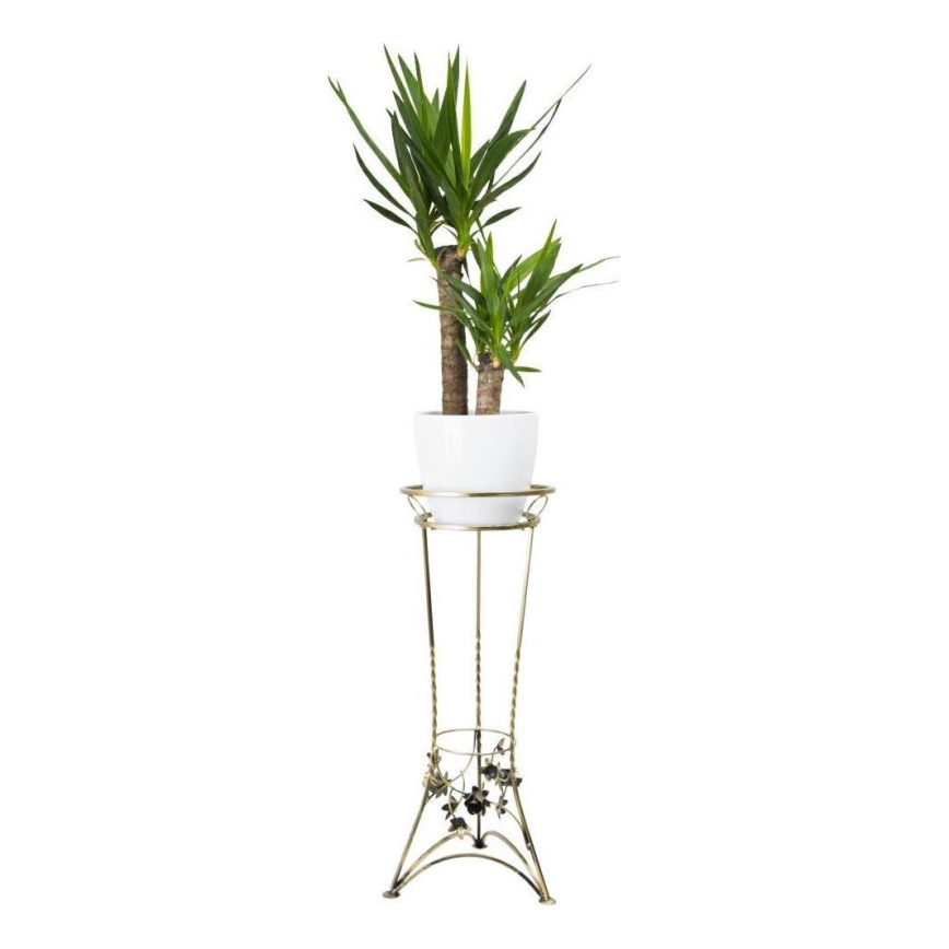 Bloemen standaard 72x28 cm goud