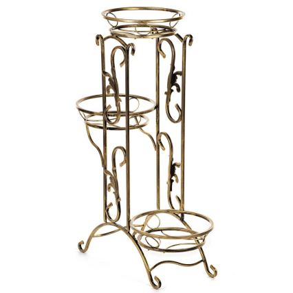 Bloemen standaard 90x65 cm goud