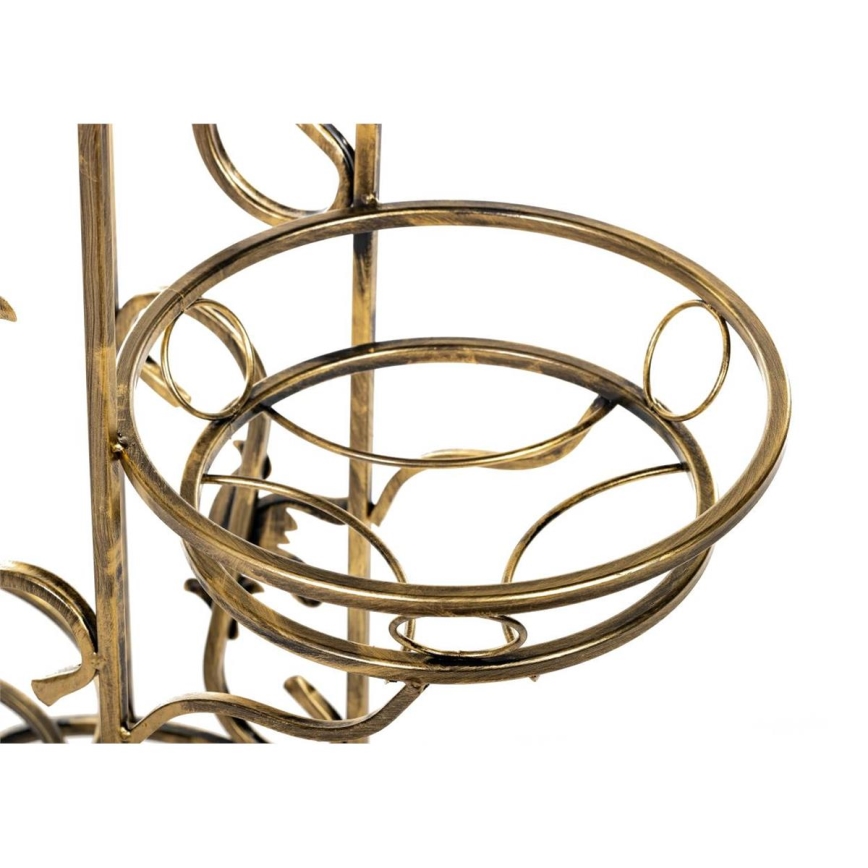 Bloemen standaard 90x65 cm goud