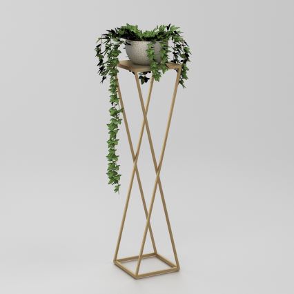 Bloemenstandaard 100x24 cm goud