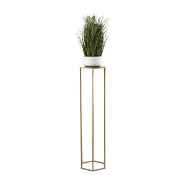 Bloemenstandaard 100x24 cm goudkleurig
