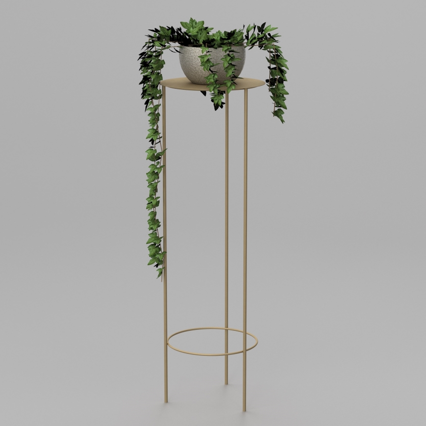 Bloemenstandaard 100x32 cm goud