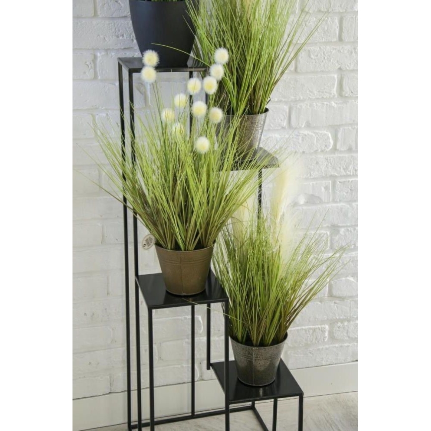 Bloemenstandaard 110x40 cm zwart