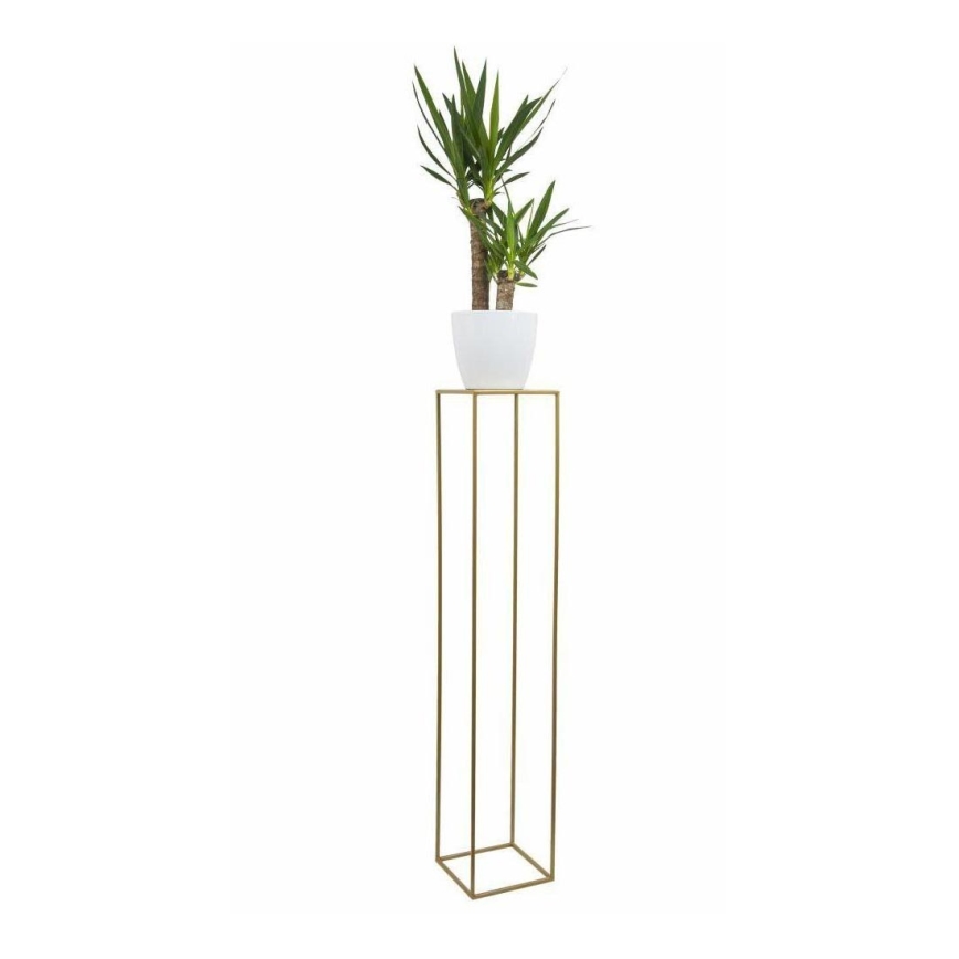 Bloemenstandaard 130x24 cm goudkleurig