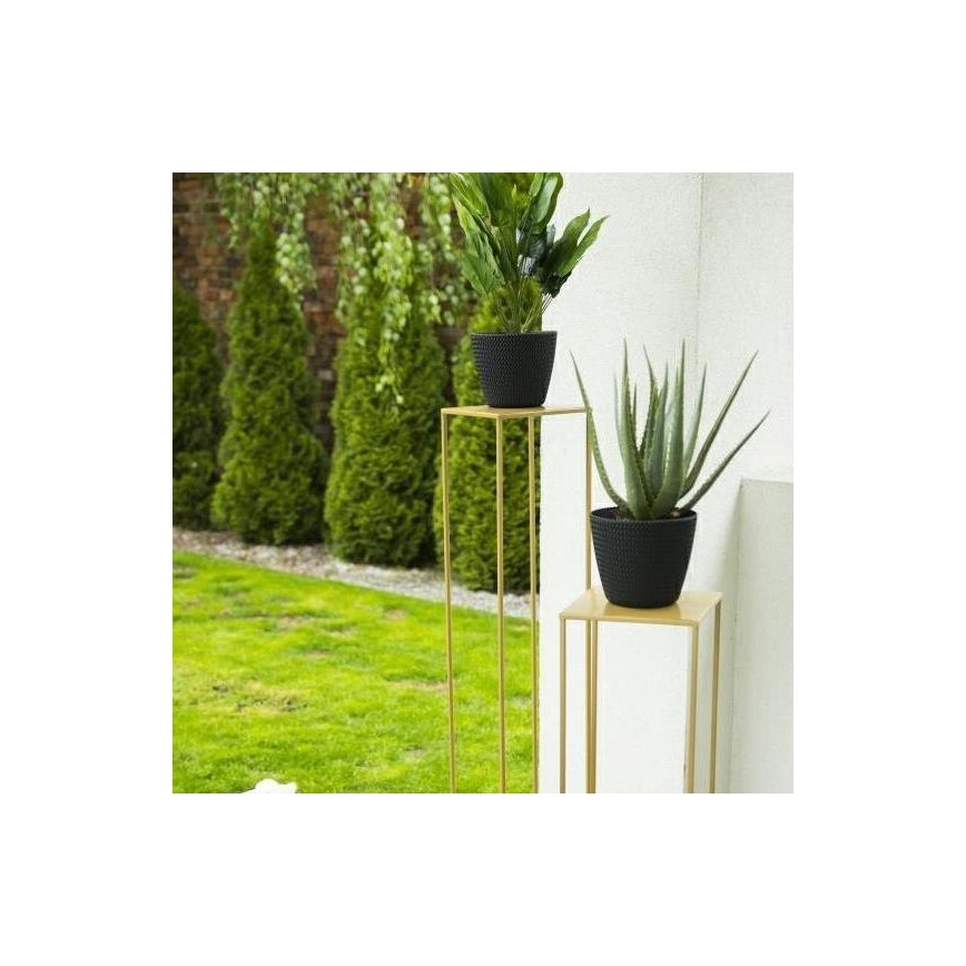 Bloemenstandaard 130x24 cm goudkleurig