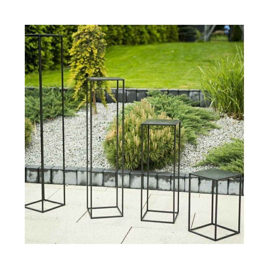 Bloemenstandaard 40x24 cm zwart