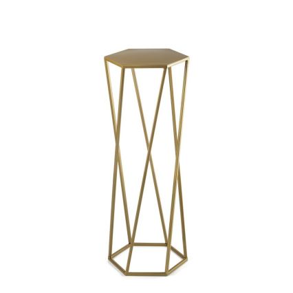 Bloemenstandaard 70x24 cm goud
