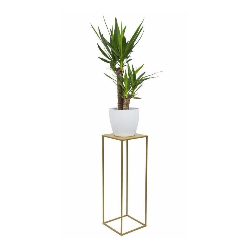 Bloemenstandaard 70x24 cm goudkleurig