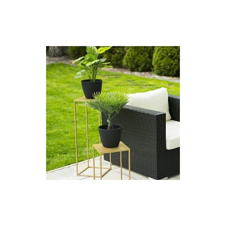 Bloemenstandaard 70x24 cm goudkleurig