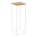 Bloemenstandaard 70x24 cm wit
