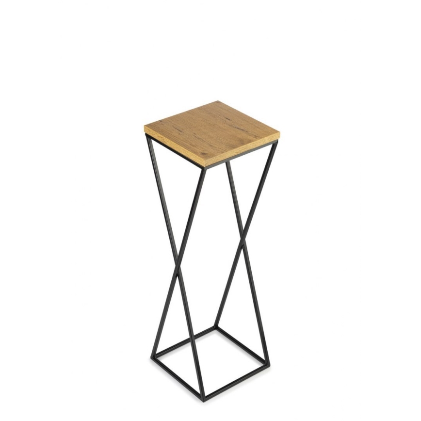 Bloemenstandaard 70x24 cm zwart/bruin