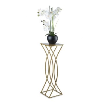 Bloemenstandaard 75x23 cm goudkleurig