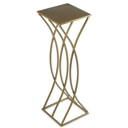 Bloemenstandaard 75x23 cm goudkleurig