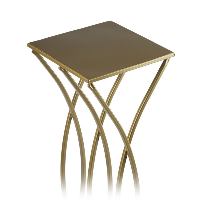 Bloemenstandaard 75x23 cm goudkleurig