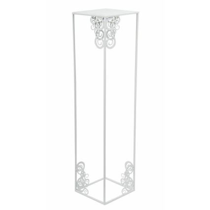 Bloemenstandaard 80x24 cm wit