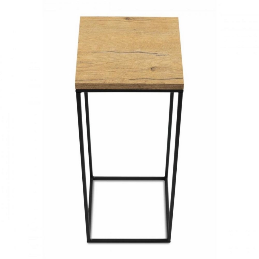 Bloemenstandaard BASICLOFT 60x24 zwart/bruin