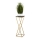 Bloemenstandaard LOFT 70x24 cm goud/zwart