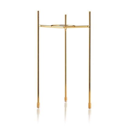Bloemenstandaard NILA 32,5x13 cm wit/goud