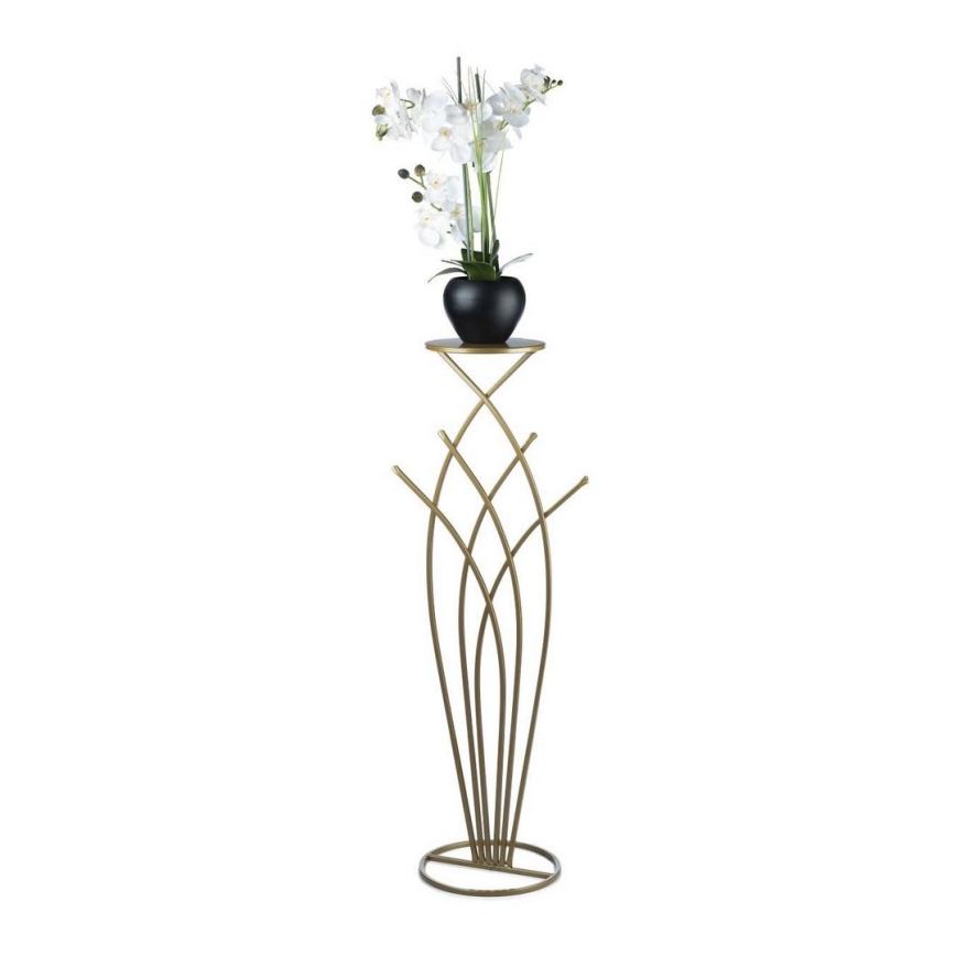 Bloemenstandaard SWAN 100x22,5 cm goudkleurig