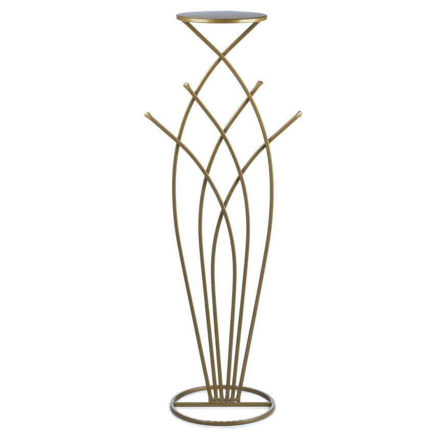 Bloemenstandaard SWAN 100x22,5 cm goudkleurig