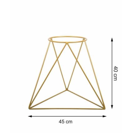 Bloemenstandaard TRIANGL 40x45 cm goud