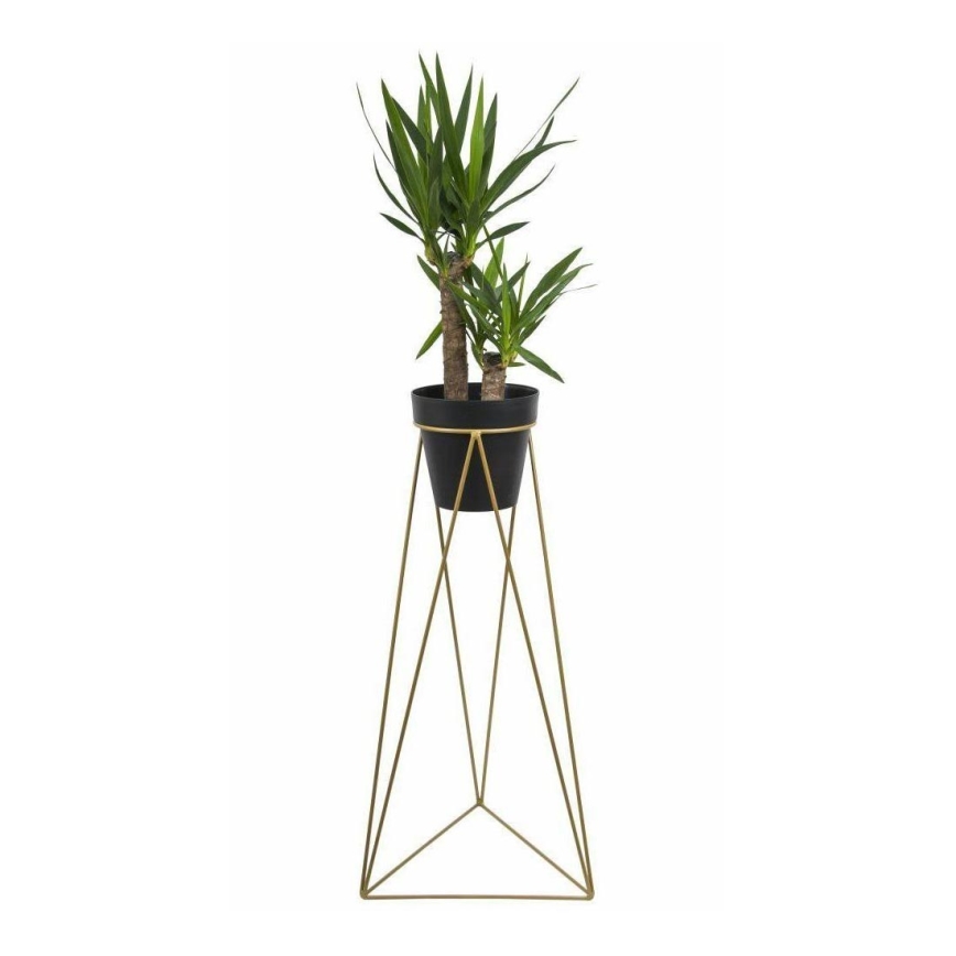 Bloemenstandaard TRIANGL 90x50 cm goud