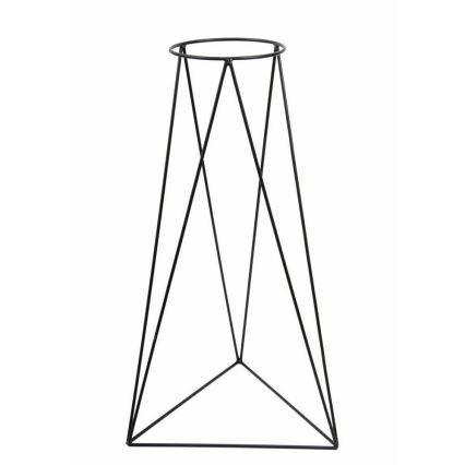 Bloempotstandaard TRIANGL 90x50 cm zwart