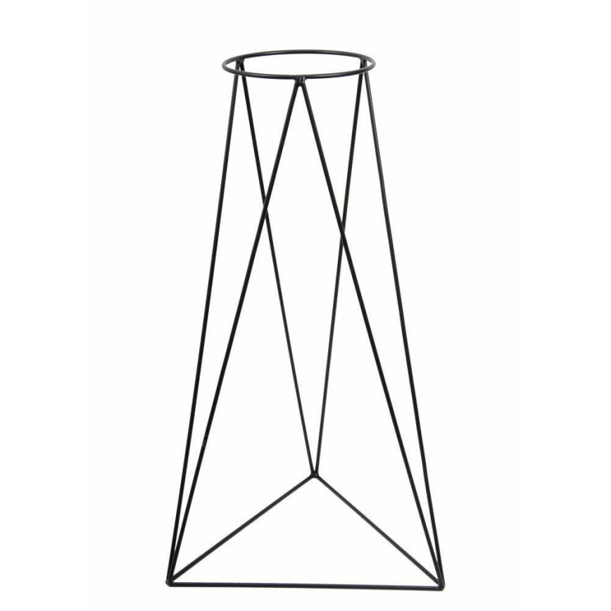 Bloempotstandaard TRIANGL 90x50 cm zwart