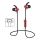 Bluetooth oordopjes met microfoon en Micro SC kaart lezer, zwart / rood