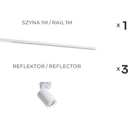 Bodové svítidlo 3xGU10/35W/230V bílá - Zuma Line