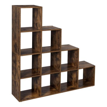 Boekenkast DOVARO bruin