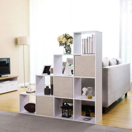 Boekenkast DOVARO wit