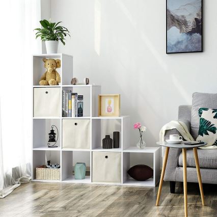 Boekenkast DOVARO wit