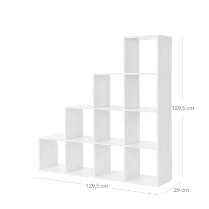 Boekenkast DOVARO wit
