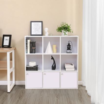 Boekenkast DOVARO wit
