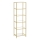 Boekenkast GLASY goud