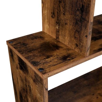 Boekenkast LIVARO bruin