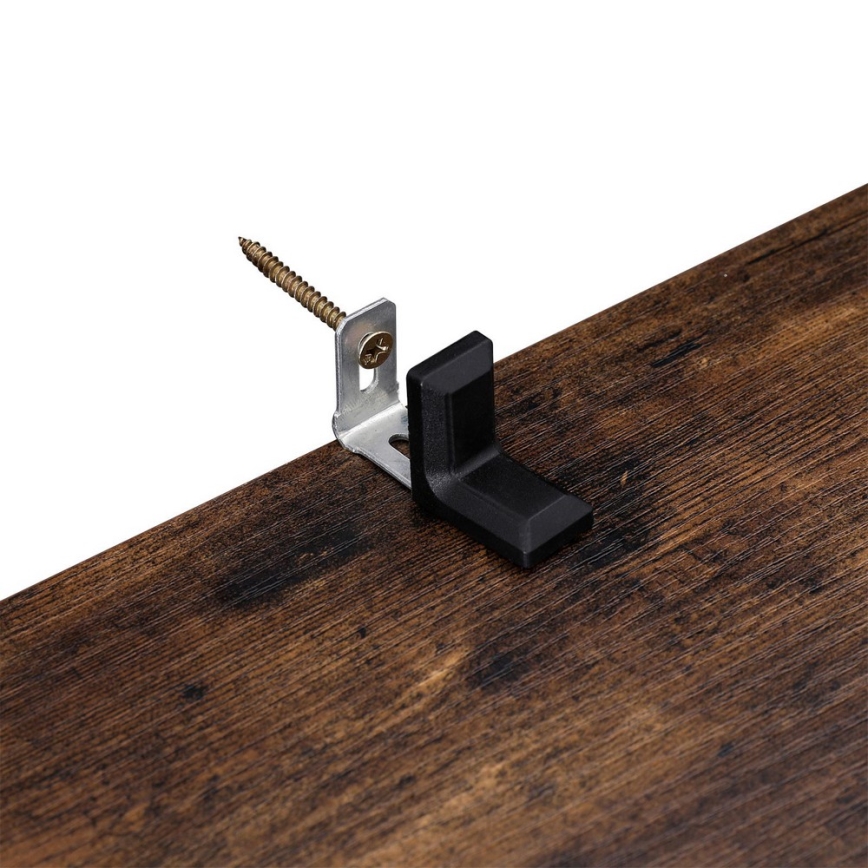 Boekenkast LIVARO bruin