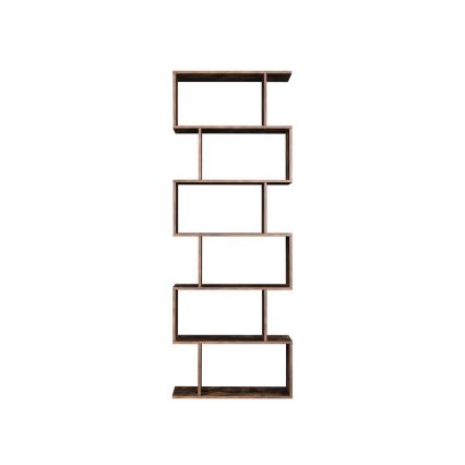 Boekenkast LIVARO bruin