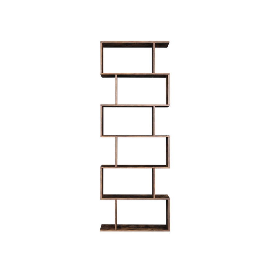 Boekenkast LIVARO bruin