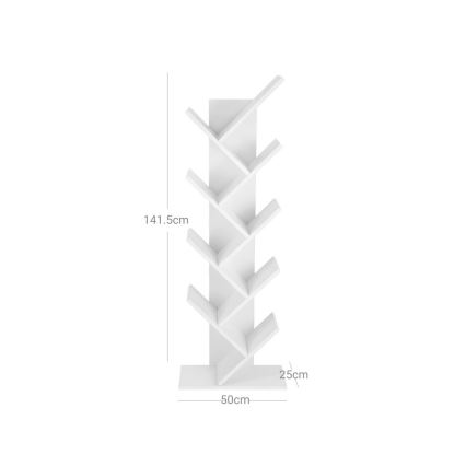 Boekenkast LIVARO wit