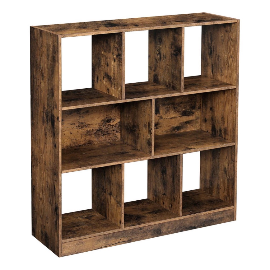 Boekenkast NAVARO bruin